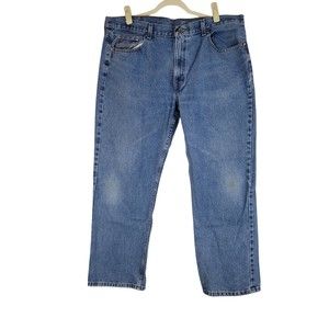 George Jeans GM08464 Mens Adult Size 40x31 Blue Denim Straight 100% Cotton